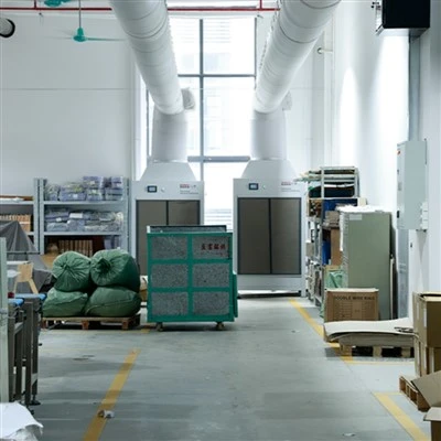 Ar condicionado industrial refrigerado a água